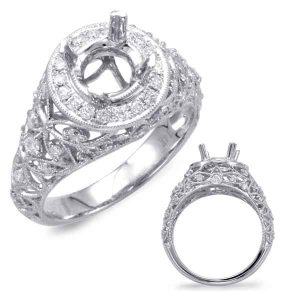 White Gold Engagement Ring