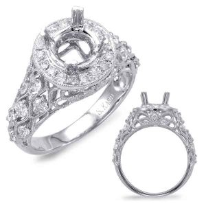 White Gold Engagement Ring