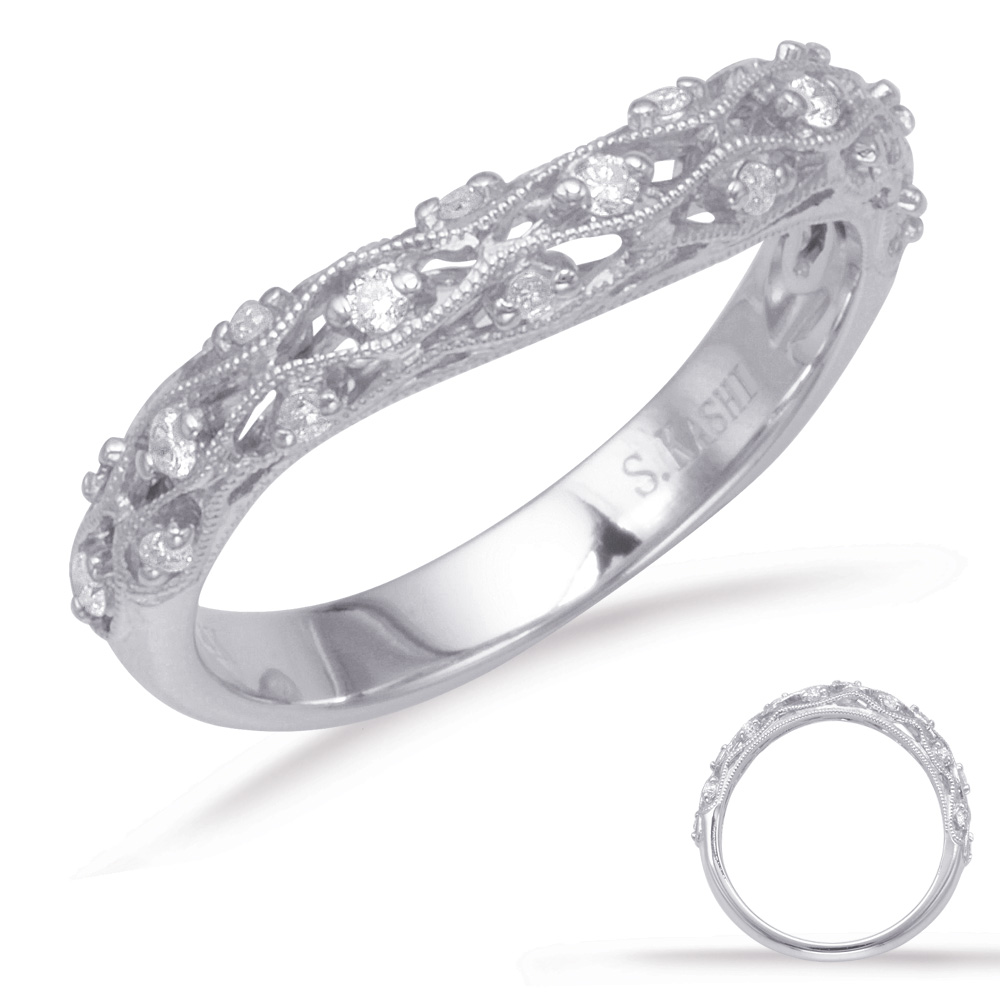 White Gold Matching Band