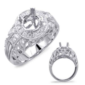 White Gold Engagement Ring