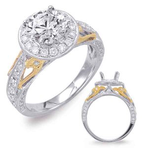 White & Yellow Gold Engagement