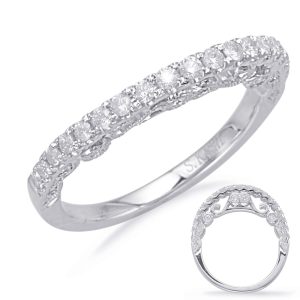 White Gold Matching Band