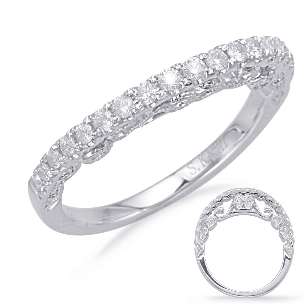 White Gold Matching Band