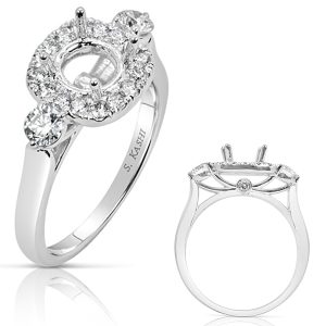 White Gold Engagement Ring