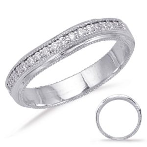White Gold Matching Band