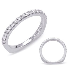 White Gold Wedding Band