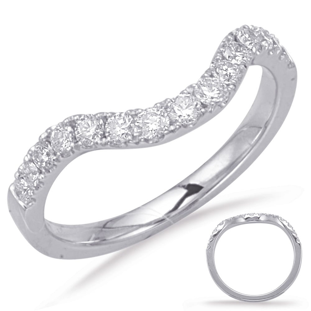 White Gold Matching Band