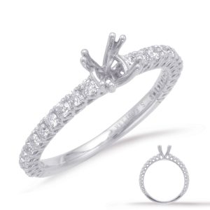 White Gold Engagement Ring
