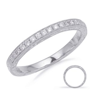 White Gold Matching Band
