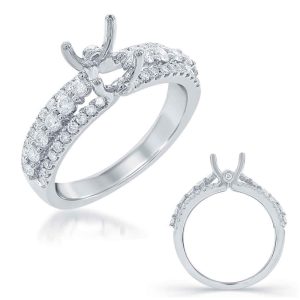 White Gold Engagement Ring