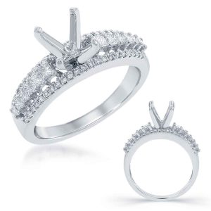 White Gold Engagement Ring