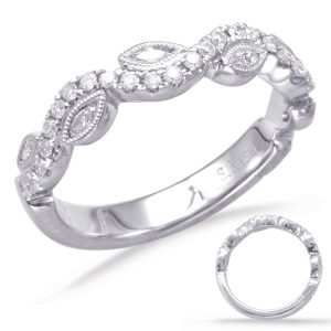 White Gold Matching Band