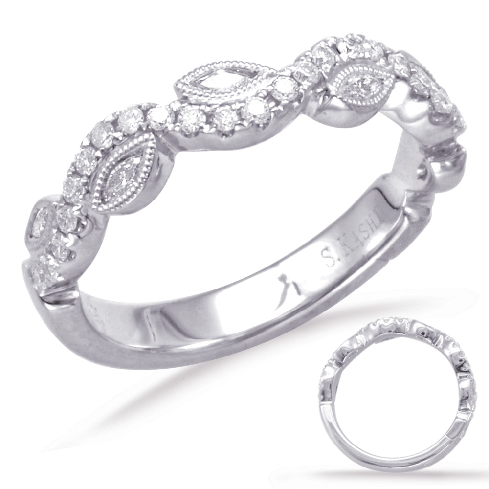White Gold Matching Band