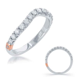 White Gold Matching Band
