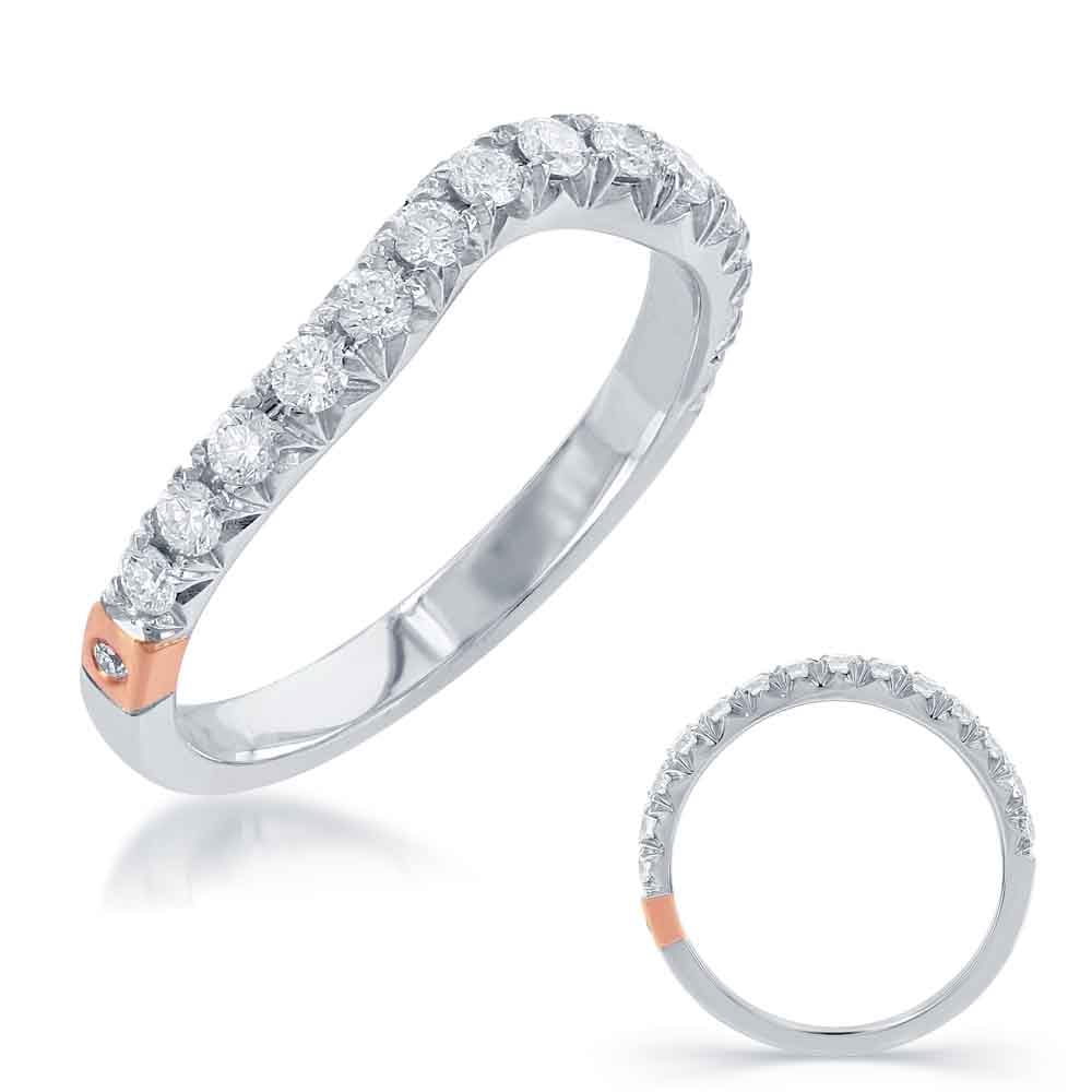 White Gold Matching Band