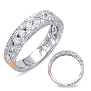 White Gold Matching Band