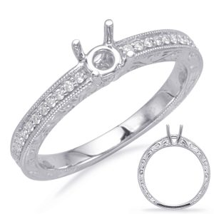 White Gold Engagement Ring