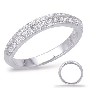 White Gold Matching Band