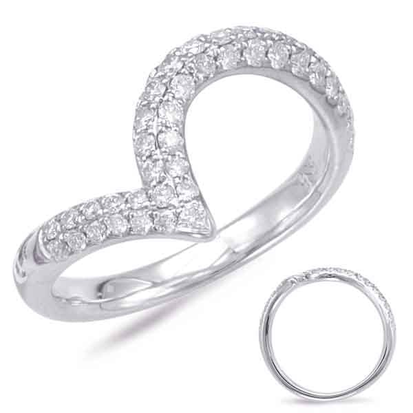 White Gold Matching Band