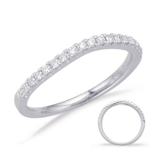 White Gold Matching Band