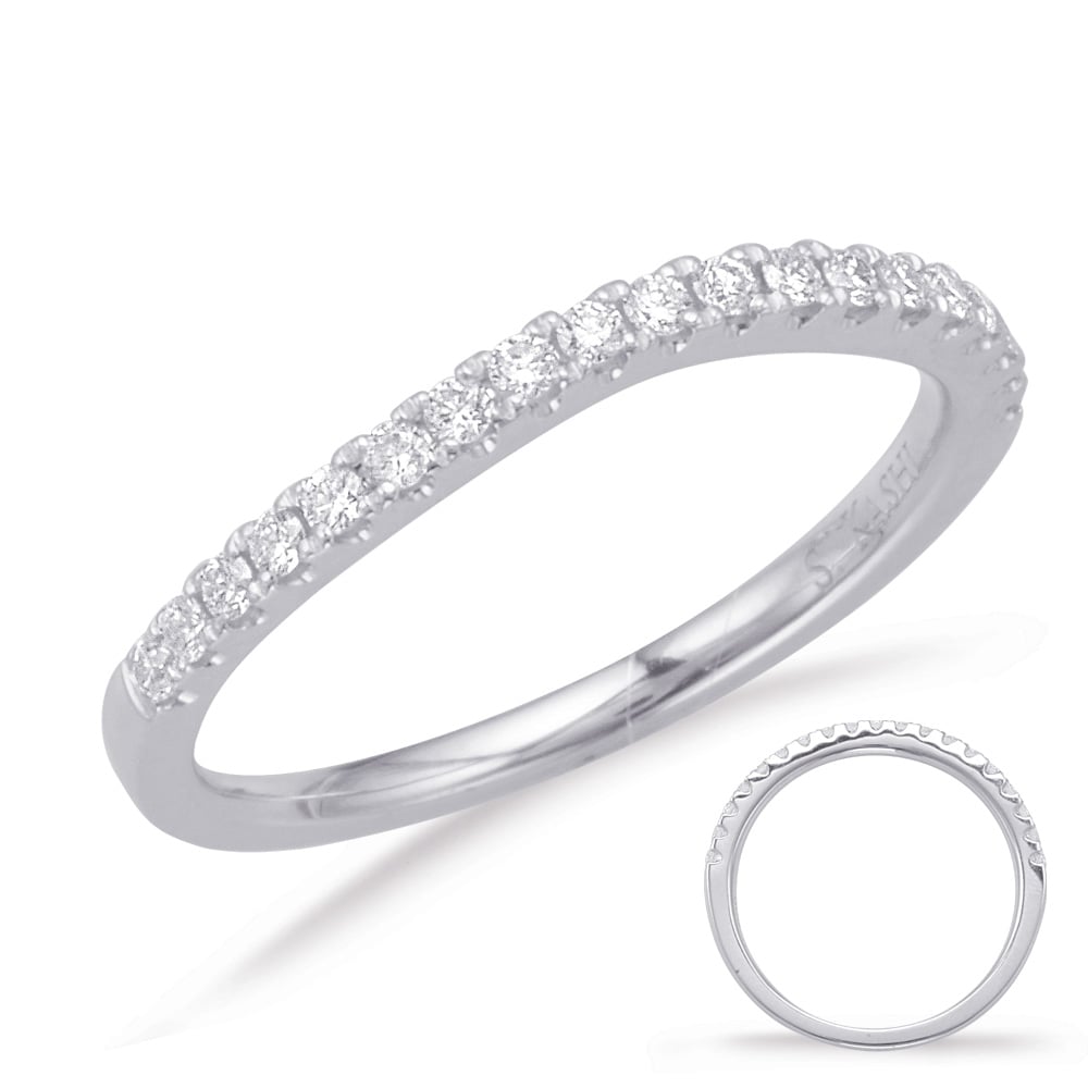 White Gold Matching Band