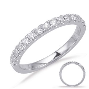 White Gold Matching Band