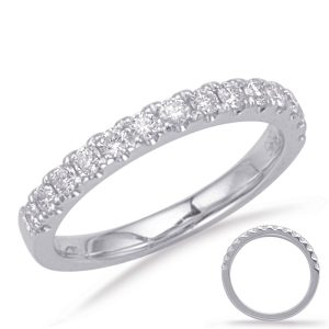 White Gold Matching Band