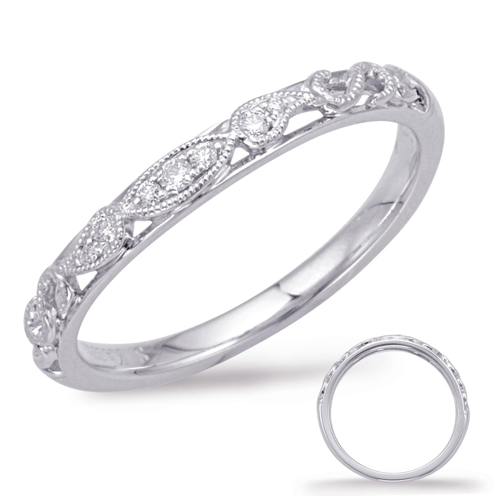 White Gold Matching Band