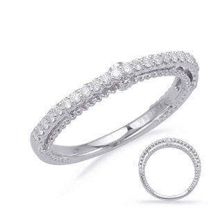 White Gold Matching Band