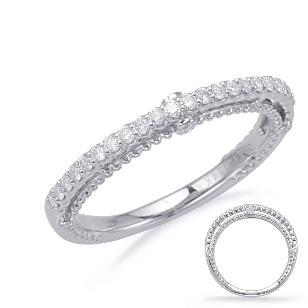White Gold Matching Band