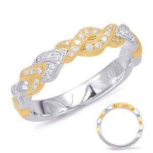 Yellow & White Gold Matching Band