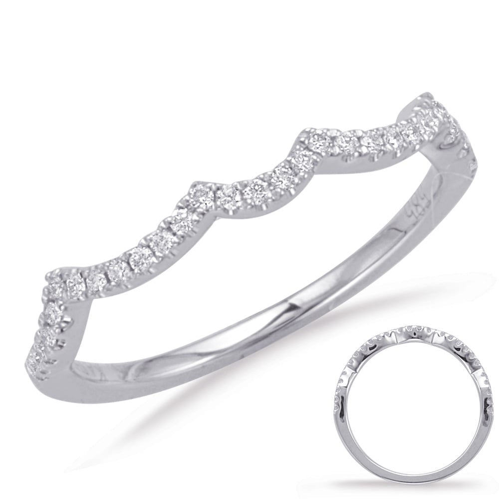 White Gold Matching Band