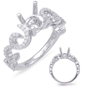 White Gold Engagement Ring