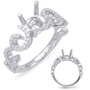 White Gold Engagement Ring
