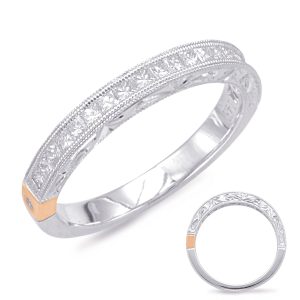White Gold Matching Band