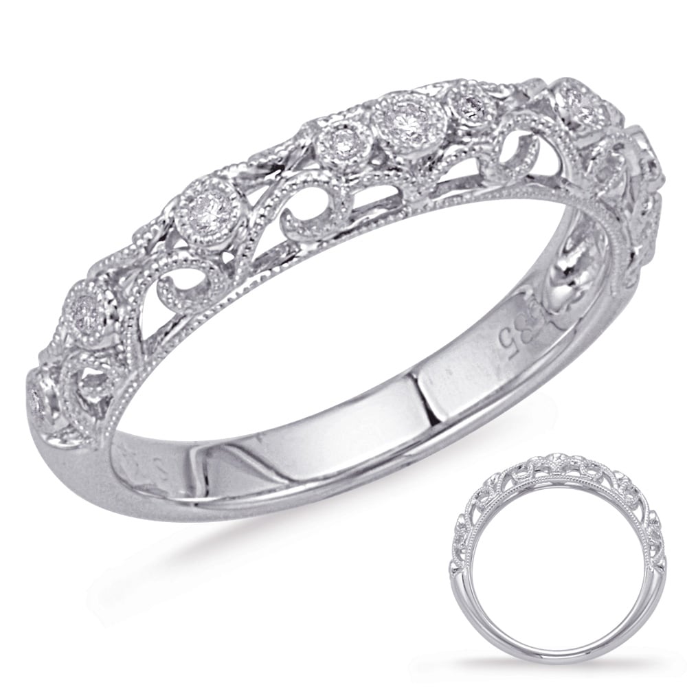 White Gold Matching Band