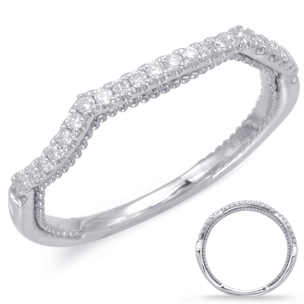 White Gold Matching Band
