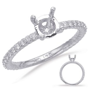 White Gold Engagement Ring