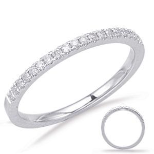 White Gold Matching Band