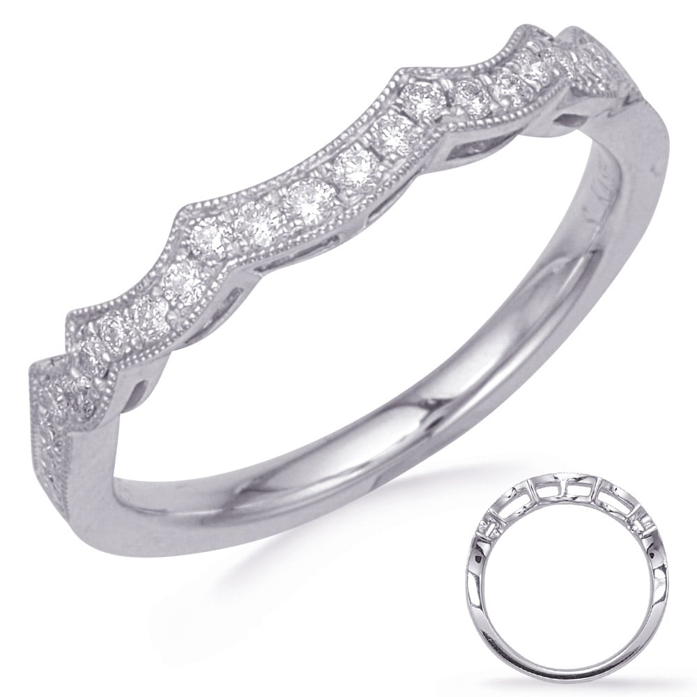 White Gold Wedding Band
