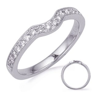 White Gold Wedding Band