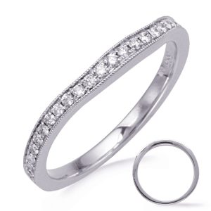 White Gold Wedding Band