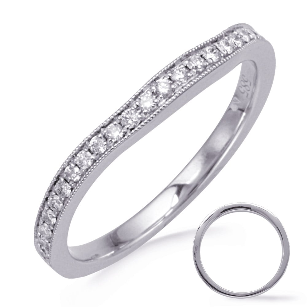 White Gold Wedding Band
