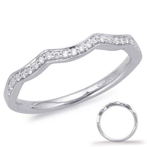 White Gold Matching Band