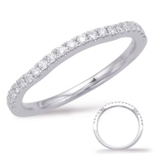 White Gold Matching Band