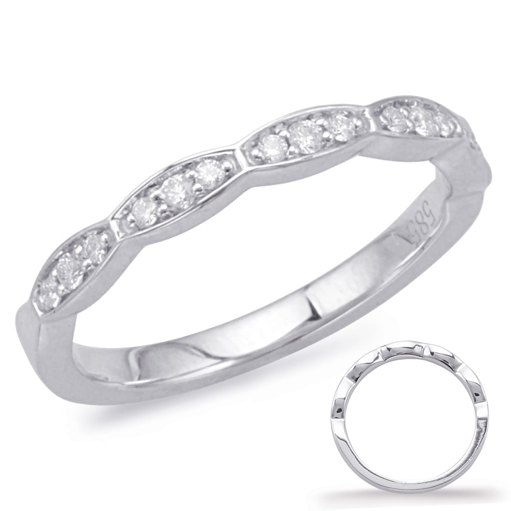 White Gold Matching Band
