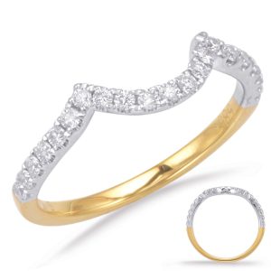 Yellow & White Gold Matching Band