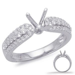 White Gold Engagement Ring