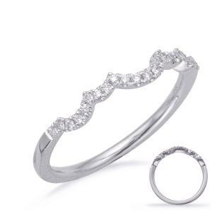 White Gold Matching Band