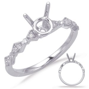 White Gold Engagement Ring